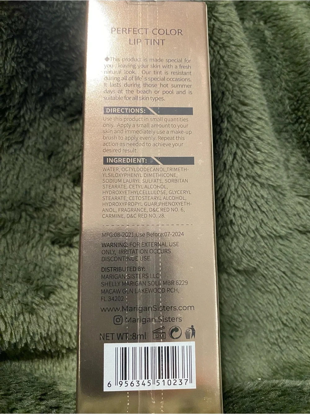 MARIGAN Sisters Perfect Color Lip Tint - one for all cherry